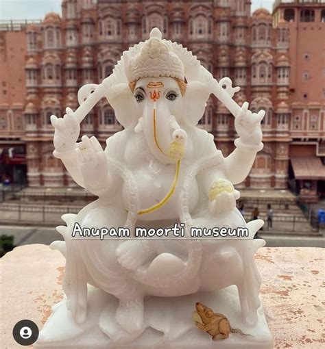 Anupam Moorti Museum Multicolor Ganesh Marble Statue At Rs In Jaipur