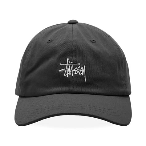 Stussy Stock Low Pro Cap Black End Nz