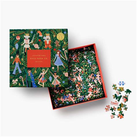 Rifle Paper Co Nutcracker 500 Piece Puzzle The Paper Place