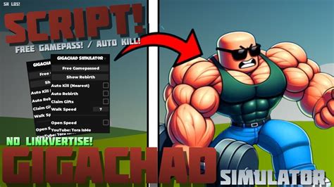 Free Gamepass Gigachad Simulator No Linkvertise Auto Rebirth