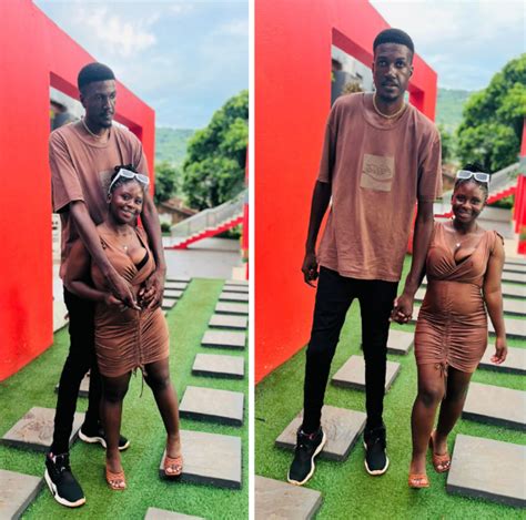 Tallest Man In South Africa Girlfriend Celebrate Their Love Ladun