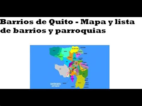 Barrios De Quito Mapa Y Lista De Barrios Y Parroquias Https A Elyex