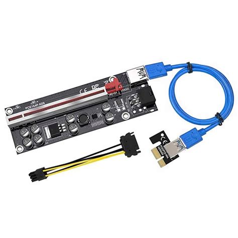 Gpu Riser Ver009s Plus Karta Pci E Pcie 1x Do 16x 12526758007 Oficjalne Archiwum Allegro