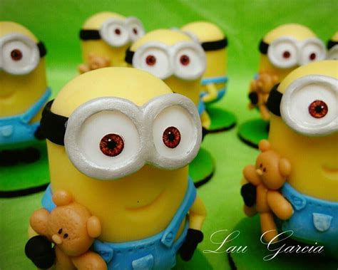 Minions Porcelana Fria Creaciones Laura Garcia Minions Desserts Cold