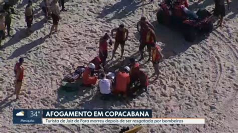 Vídeo Turista de Minas que chegou ao Rio em excursão morre afogada na