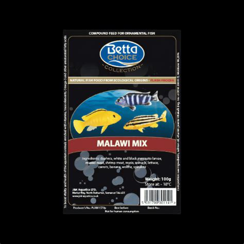 Betta Choice Malawi Mix Blister Pack X 10 Sims Tropical Fish