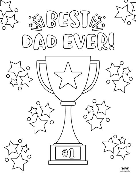 Fathers Day Printable Coloring Pages