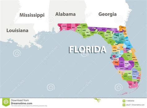 Florida's Congressional District Map - Printable Maps