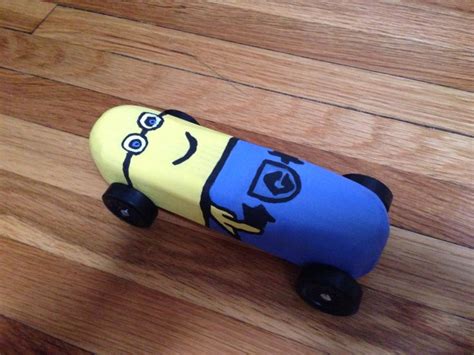 Pinewood Derby Minion Car Cub Scouts