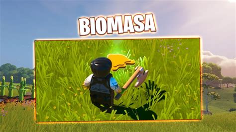 Como crear u obtener biomasa para baterías en lego fortnite YouTube