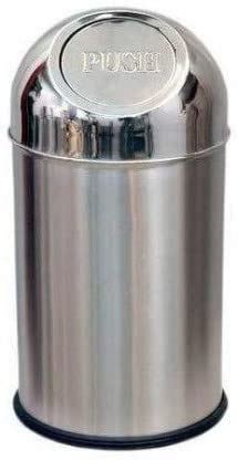 Star Jiva Stainless Steel Plain Pedal Bin With Plastic Bucket L X