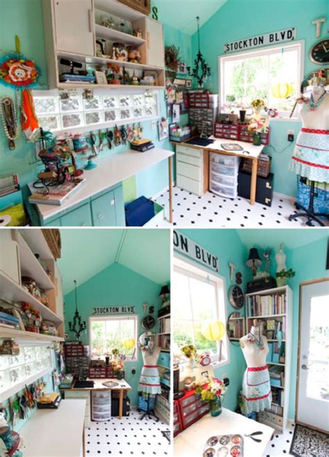 Super Bright Turquoise Craft Shed You Will Love Craft Shed She Shed