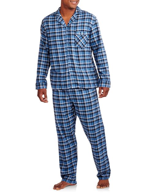 Hanes Mens Flannel Pajama Set