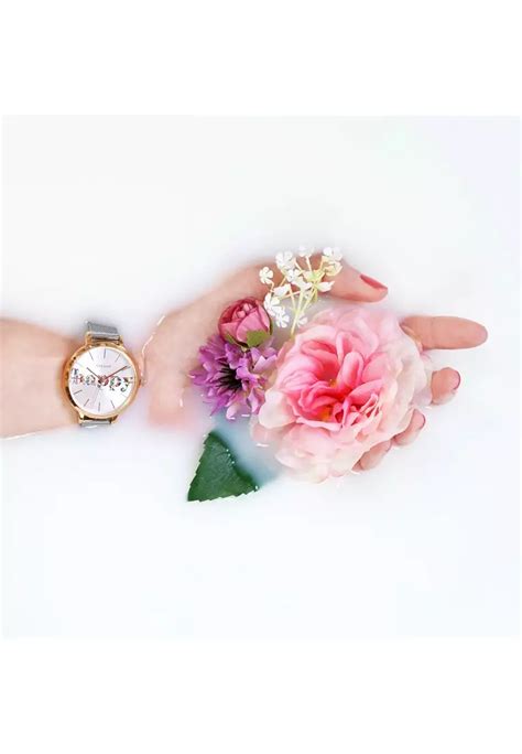 Buy Oui Me Sustainable Watch Oui Me Grande Fleurette Mm Silver