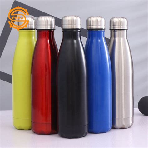 Wholesale Large Capacity Coke Bottle 304 Stainless Steel Sports Bottle Outdoor Portable Water