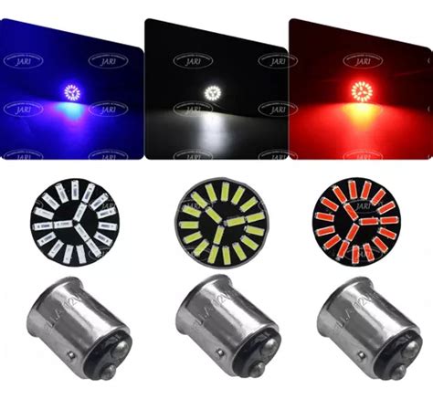 Par Focos 1034 19 Led Tipo Flor 2 Polos Pata Dispareja MercadoLibre