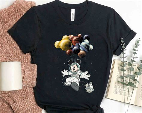 Disney Mickey Mouse Astronaut In The Space T Shirt Funny Mickey Mouse