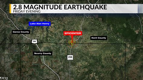 Usgs Small Earthquake Reported Friday Evening North Of Snyder Klbk