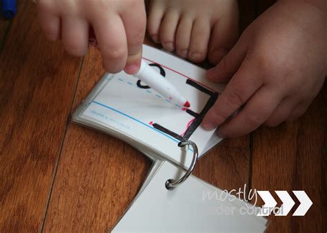 Letter Writing Flip Book Mostly Under Control