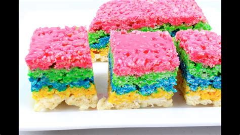 Multi Colored Rice Krispies Treats