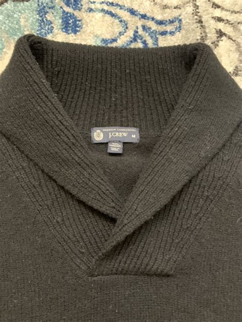 J Crew Lambswool Shawl Collar Sweater Grailed