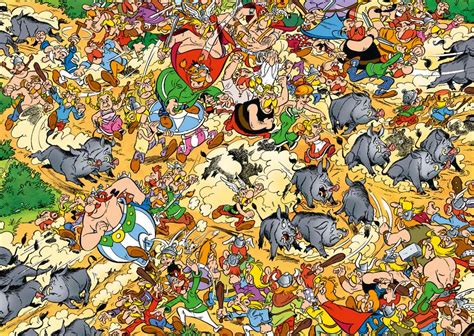 Ravensburger Jigsaw Puzzle Asterix In Total Chaos