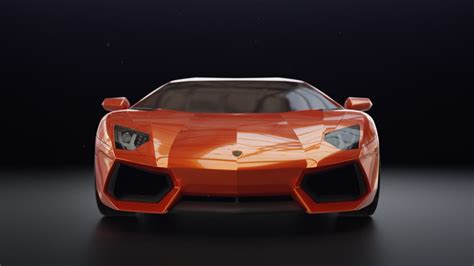 Lamborghini Aventador 3d Animationblender Youtube