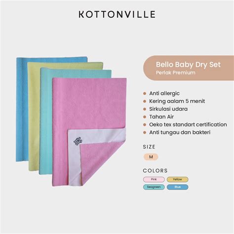 Jual Kottonville Tatakan Alas Ompol Anak Bayi Bellobaby Drysheet