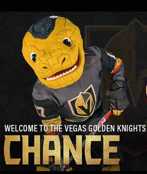 CHANCE is new Vegas Knights Mascot | Rocket Sport Products