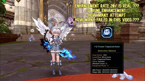 Dragon Nest SEA Enhancement Rate 20 Is Real 12 Rune Enhancement