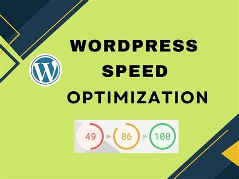 WordPress Website Speed Optimization Increase Page Speed Upwork