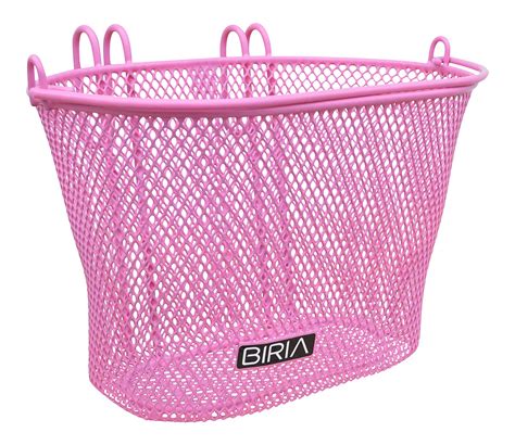 Biria Basket With Hooks Pink Front Removable Wire Mesh Small Kids