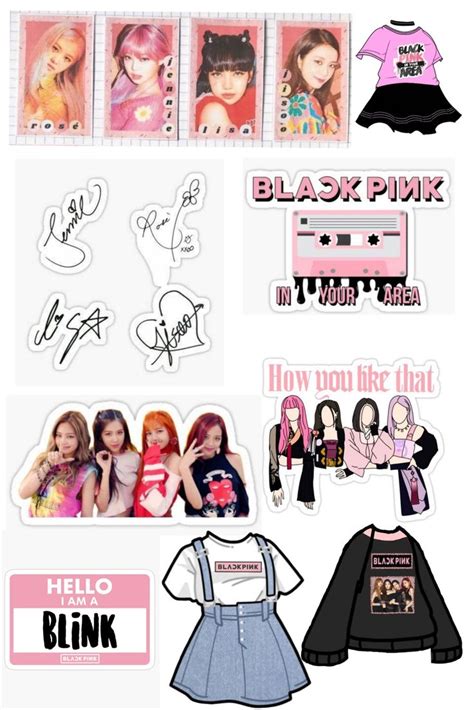 Blackpink cute stickers printable, 2023 | Sticker tasarımı, 3d kartlar ...