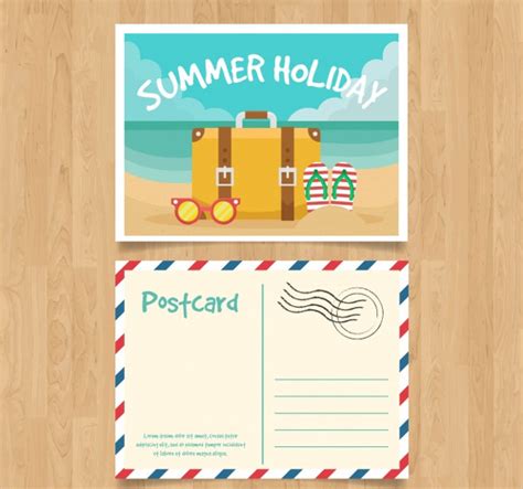 Travel Postcard Template 25 Free And Premium Designs Download