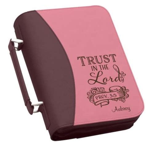 Bible Cover Pink and Purple Bible Cover Personalized Bible