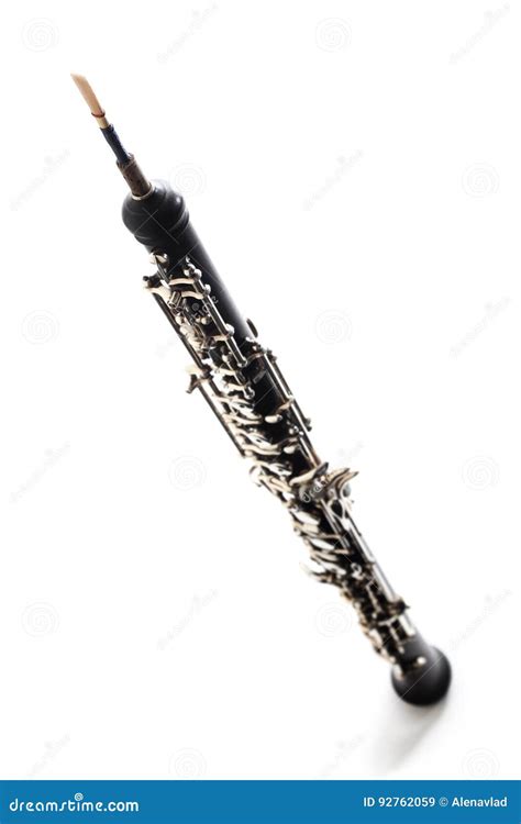 Oboe Isolated On White Woodwind Instruments Stock Image Image Of