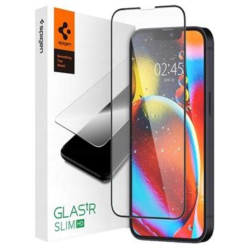 Spigen Glas TR Slim IPhone 13 13 Pro 14 Screen Protector 9H Black