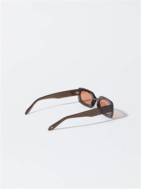 Square Sunglasses Brown Parfois