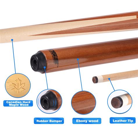 Mua 36 42 48 52 58 1 Piece Canadian Maple Billiard Pool Cue Sticks