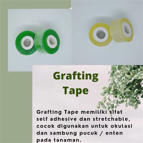 Jual Grafting Tape Plastik Okulasi Sambung Pucuk Enten Cm