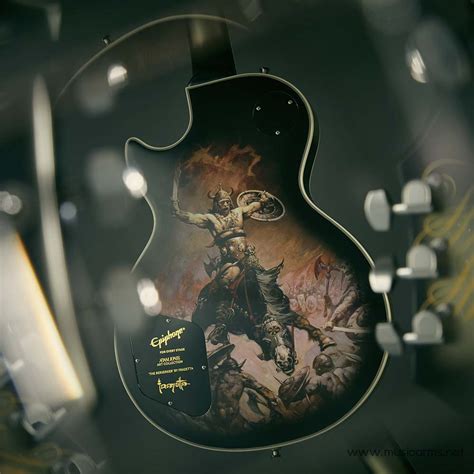 Epiphone Adam Jones Les Paul Custom Art Collection Frank Frazetta