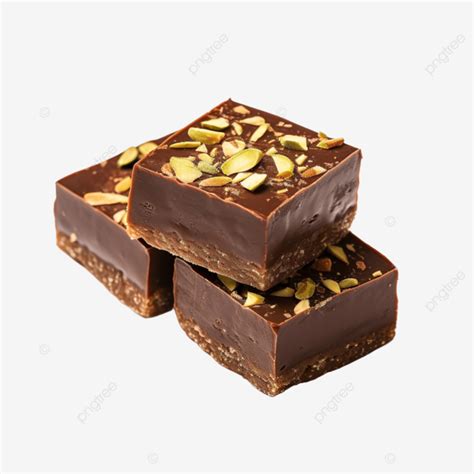 Diwali Special Chocolate Burfi Dessert Sweet India PNG Transparent