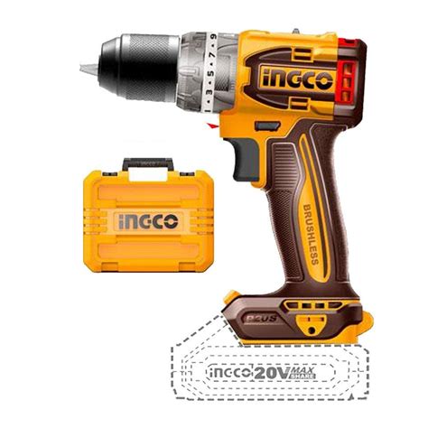 Ingco Lithium Ion Cordless Hammer Impact Drill With Two 20V 2 0Ah