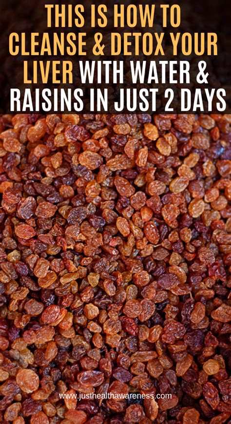 This Is How To Cleanse And Detox Your Liver With Water And Raisins In