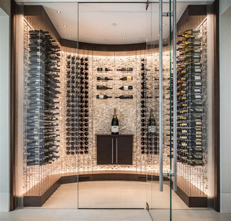 Elevate Wine Display Modern Wine Cellar San Francisco By