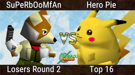 Xanadu Origins SuPeRbOoMfAn Fox Vs Hero Pie Pikachu Smash Bros