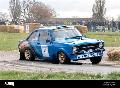 Ford Escort Rs 2000 Rally Car At Race Retro 2023 Exhibition And Rally