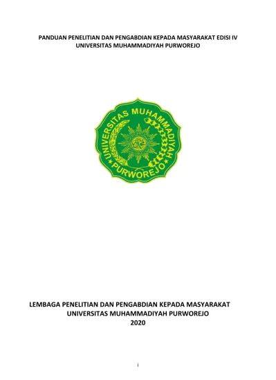 Lembaga Penelitian Dan Pengabdian Kepada Masyarakat