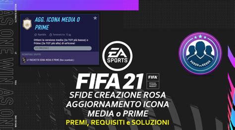 Fifa Sfida Creazione Rosa Aggiornamento Icona Media O Prime