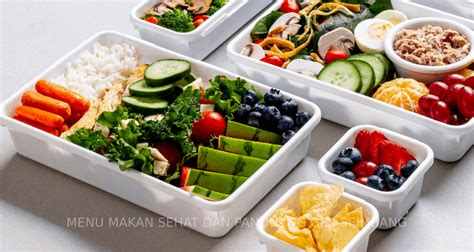 Menu Makanan Sehat Berdasarkan Pedoman Gizi Seimbang